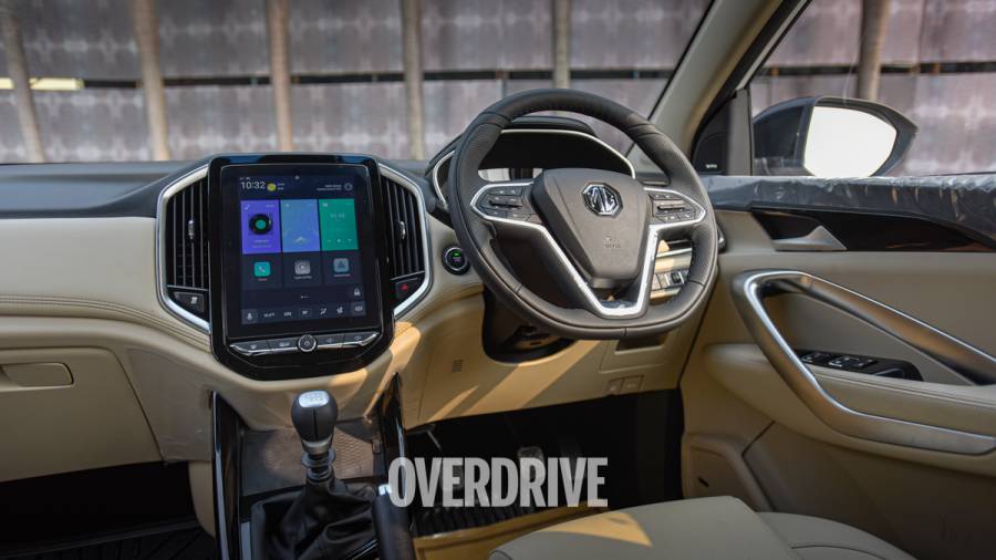 MG Hector 2021 interiors. Image: Overdrive