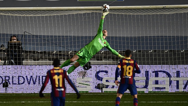 Spanish Super Cup: Marc-Andre ter Stegen's heroics help Barcelona beat Real Sociedad on penalties to reach final Spanish Super Cup: Marc-Andre ter Stegen's heroics help Barcelona beat Real Sociedad on penalties to reach final