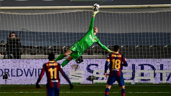 Spanish Super Cup: Marc-Andre ter Stegen's heroics help Barcelona beat Real Sociedad on penalties to reach final