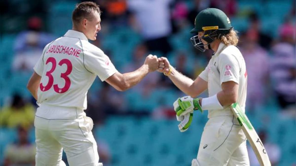 India vs Australia: Will Pucovski, Marnus Labuschagne fifties put hosts on top on rain-hit day in Sydney