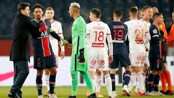 Ligue 1: Mauricio Pochettino gets first win with PSG but Lyon stay top of league table