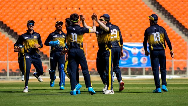 Syed Mushtaq Ali Trophy: Punjab thrash defending champions Karnataka by nine wickets in first quarter-final Syed Mushtaq Ali Trophy: Punjab thrash defending champions Karnataka by nine wickets in first quarter-final