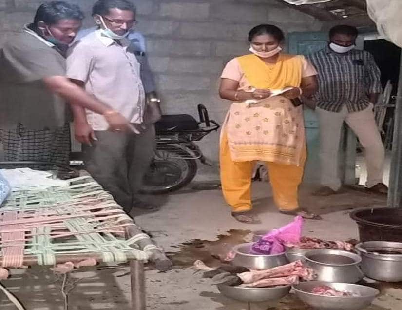 T Sasikala inside Semaliyappan and Samiyatha's residence. Greeshma Kuthar/Firstpost 