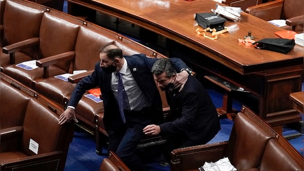 US Capitol siege: Donald Trump supporters occupy Congress, vandalise Nancy Pelosi's office; at least four dead in riots
