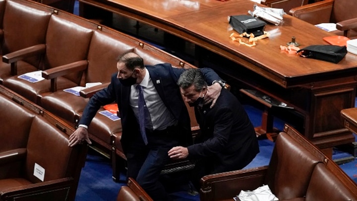 US Capitol siege: Donald Trump supporters occupy Congress, vandalise Nancy Pelosi's office; at least four dead in riots