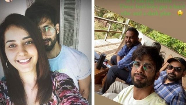 Screenshots of Shahid Kapoor’s Instagram stories 