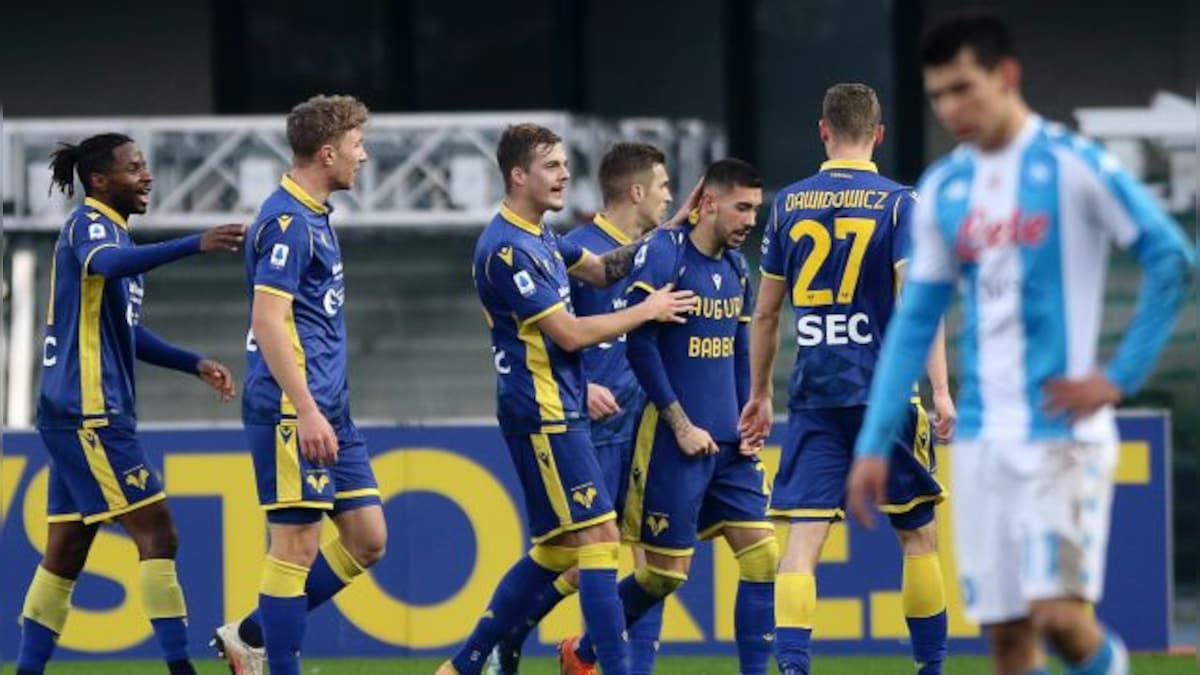 Serie A: Napoli squander early goal advantage in 1-3 loss at Verona as Juventus move into top-four