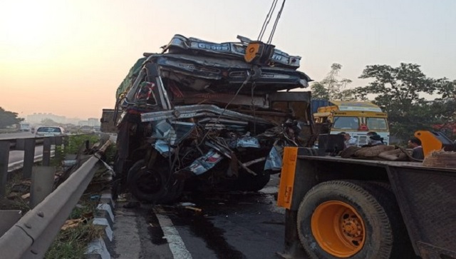 Dharwad accident: Eleven dead, six injured in tempo traveller, tipper truck collision Dharwad accident: Eleven dead, six injured in tempo traveller, tipper truck collision