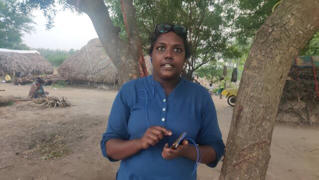 Villupuram-based journalist Krithika Srinivasan. Greeshma Kuthar/Firstpost