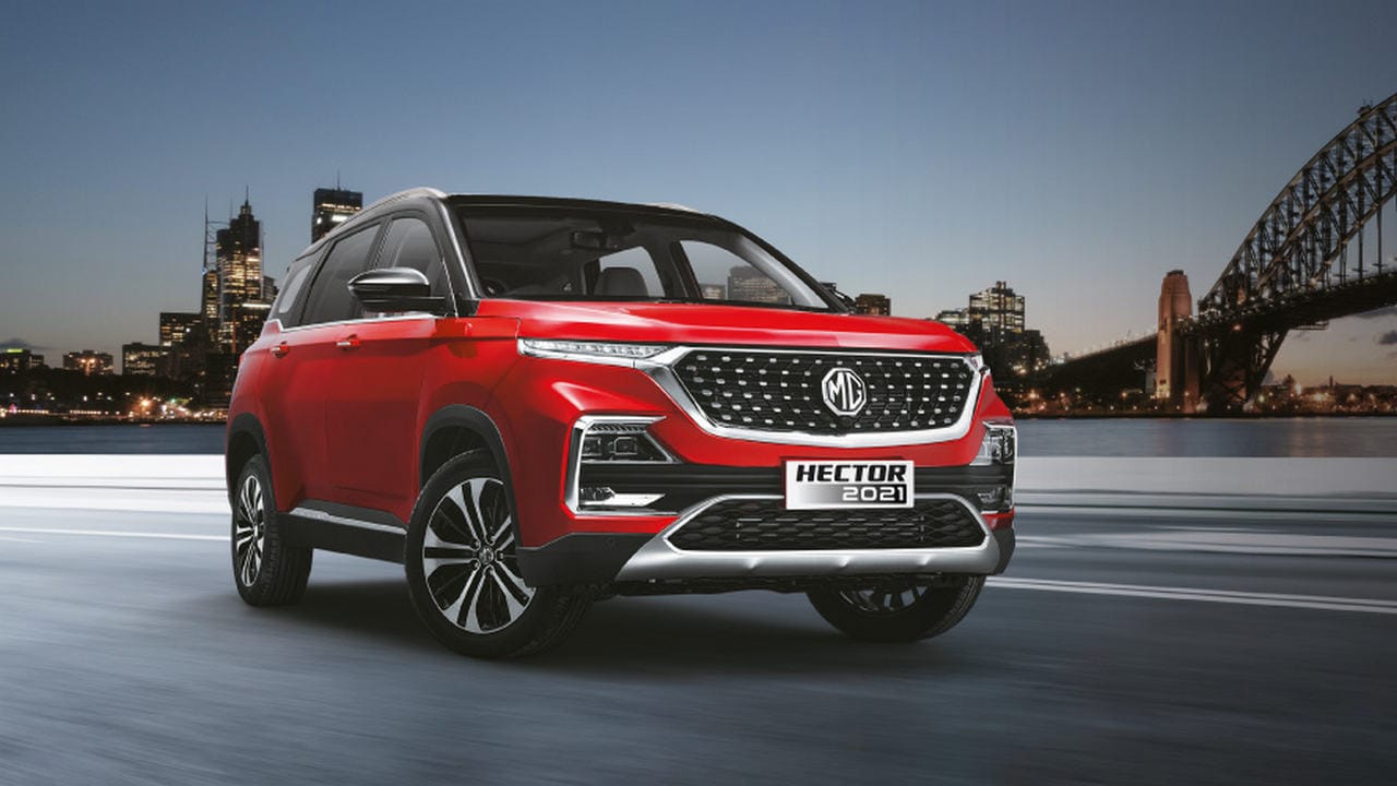 MG Hector 2021 facelift launched in India at a starting price of Rs 12.