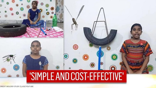Tamil Nadu: 9-yr-old girl makes homemade, eco-friendly mosquito trap using old tyres Tamil Nadu: 9-yr-old girl makes homemade, eco-friendly mosquito trap using old tyres