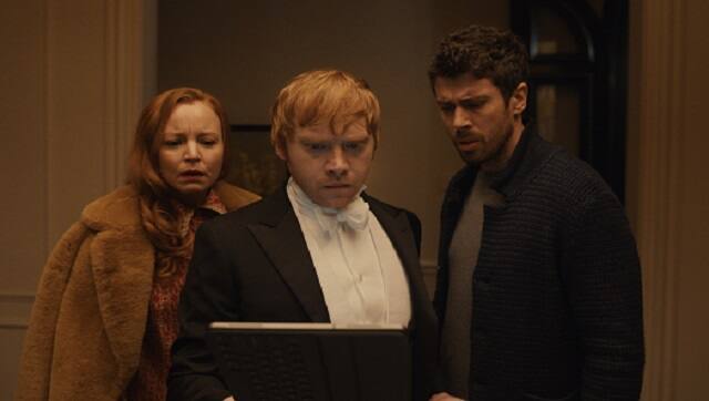 Lauren Ambrose, Rupert Grint and Toby Kebbell in Servant Season 2