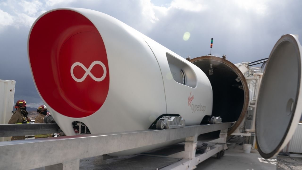 The Virgin Hyperloop will likely run at 496 km per hour