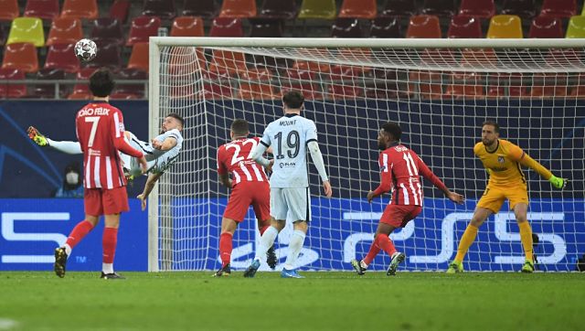 Champions League: Olivier Giroud's acrobatic strike helps Chelsea beat Atletico in first-leg of Round of 16 Champions League: Olivier Giroud's acrobatic strike helps Chelsea beat Atletico in first-leg of Round of 16