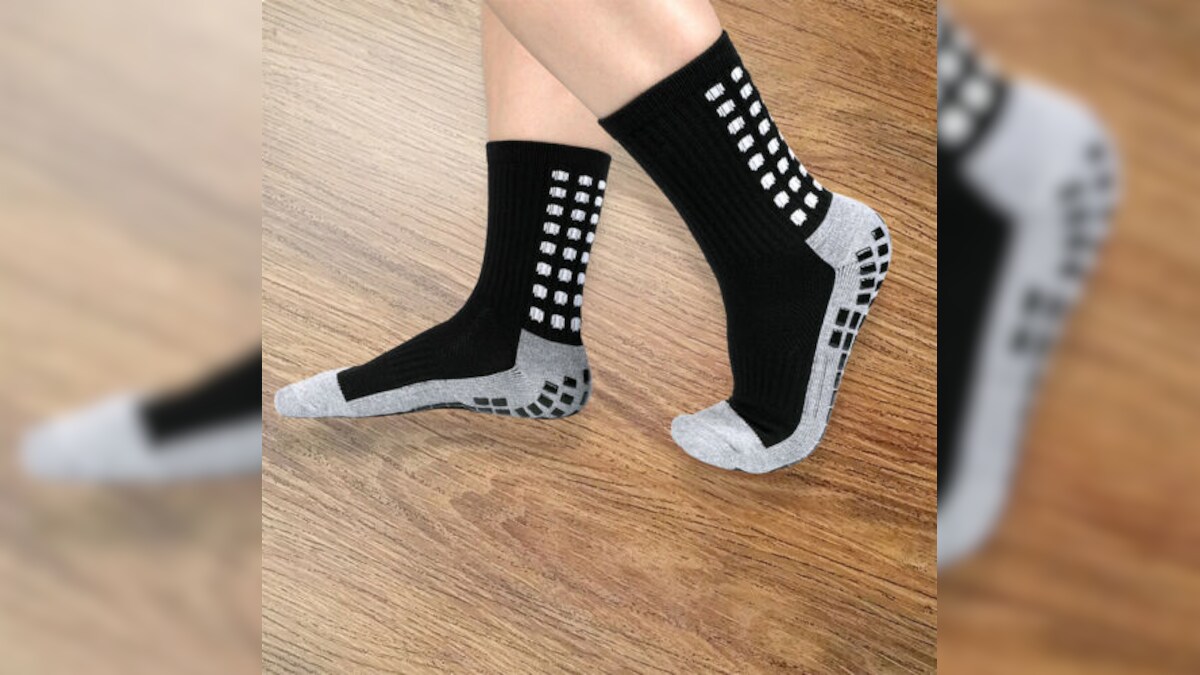 Buy Infispace Men & Women Winter Warm Indoor Floor Slippers/Non Slip Slipper  Socks/Anti-Slip Warm Gripper Slippers Yoga & Sport Socks (Blue) at