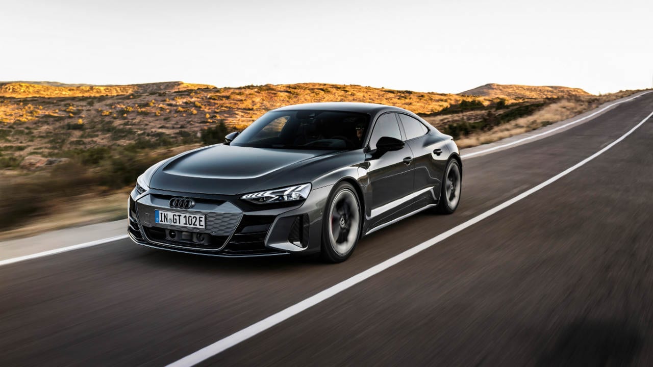 The RS e-tron GT can do 0-100 kph in a claimed 3.3 seconds. Image: Audi