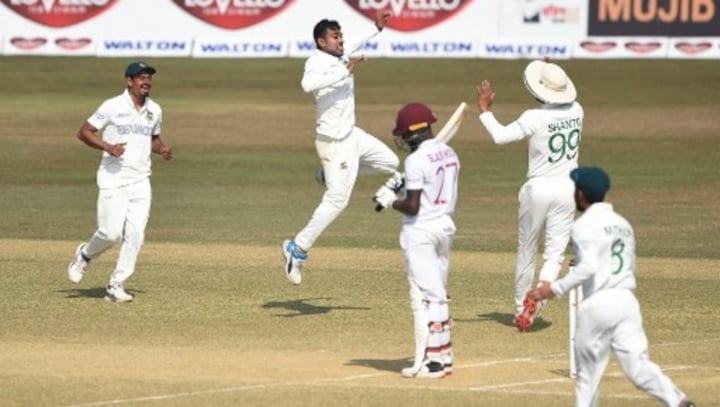Highlights, Bangladesh vs West Indies, 1st Test Day 4 at Chattogram, Full cricket score: Hosts on top as Windies set target of 395