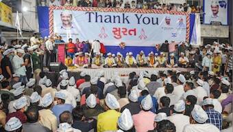 AAP celebrates strong show in Surat, but party has often flattered to deceive outside Delhi