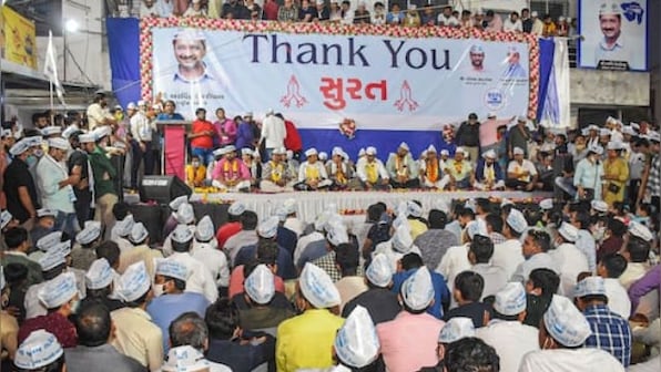 AAP celebrates strong show in Surat, but party has often flattered to deceive outside Delhi