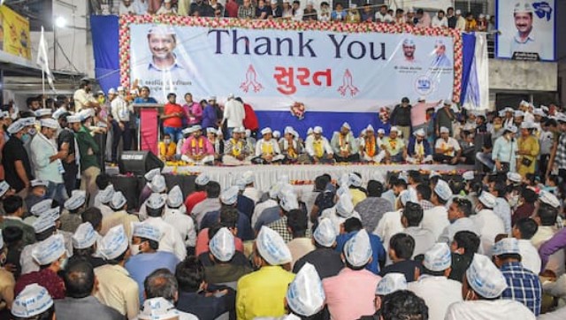 AAP celebrates strong show in Surat, but party has often flattered to deceive outside Delhi AAP celebrates strong show in Surat, but party has often flattered to deceive outside Delhi