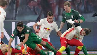 Bundesliga: RB Leipzig warm up for Champions League clash against Liverpool with 2-1 win over Augsburg