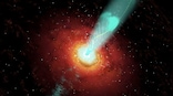DST astronomers trace huge optical flare from supermassive black hole discovered in the 1960s