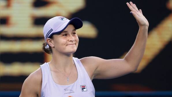 Australian Open 2021: Top-ranked Ashleigh Barty dismisses injury fears after patchy win