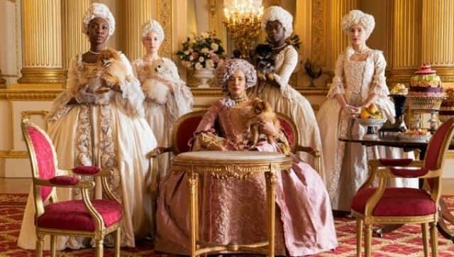 The use of corsets in Bridgerton has come under criticism. Image via The Conversation/ Liam DanieL/ Netflix