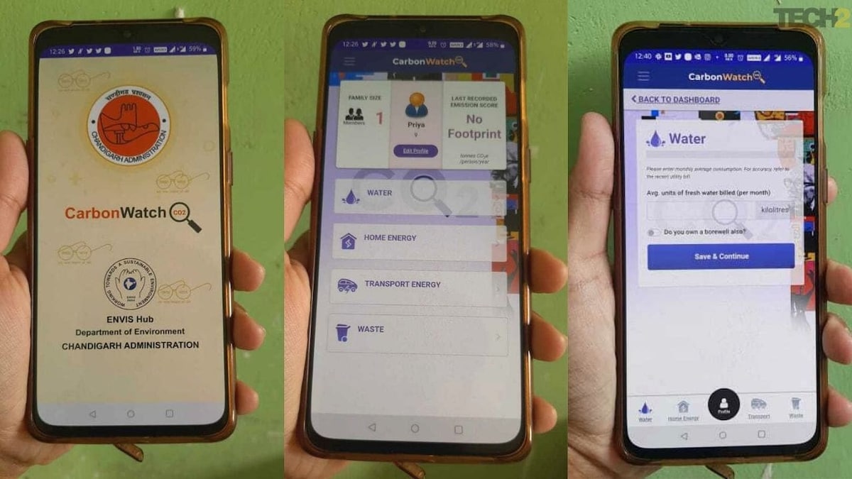 Carbon Watch: An Android app that lets you assess your carbon footprint, suggests how to reduce it