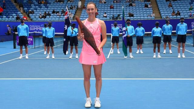 Belgian Elise Mertens collected her sixth WTA title with her victory in the Gippsland Trophy. AP