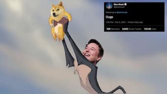 Dogecoin value surges as Elon Musk breaks his Twitter silence with a tweet endorsing the cryptocurrency