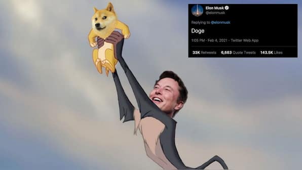 Dogecoin value surges as Elon Musk breaks his Twitter silence with a tweet endorsing the cryptocurrency