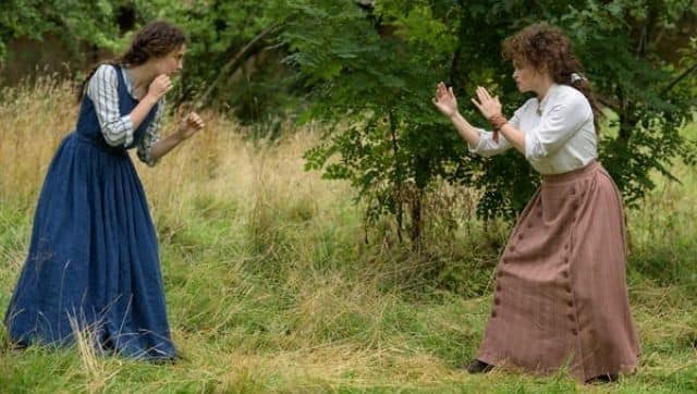 Millie Bobby Brown and Helena Bonham Carter in Enola Holmes. Image via The Conversation/ AlexBailey/ Legendary