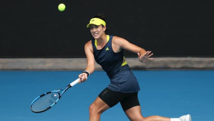 Dubai Open: Garbine Muguruza fights back from set down to beat Aryna Sabalenka, to face Elise Mertens