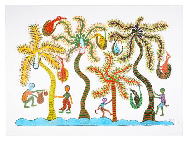 BHURI BAI, Untitled, c 2018 Poster color on paper