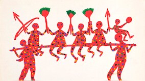 An exhibition on Bhuri Bai explores the Bhil artist's extraordinary life and work, in her own words