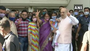 Gujarat civic polls 2021: Voter turnout at 41.20%; development will win, vows Amit Shah