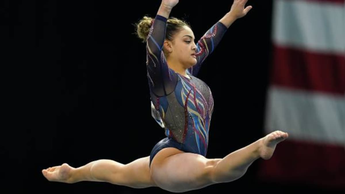 Olympic gymnast Laurie Hernandez enjoys solid return at Winter Cup