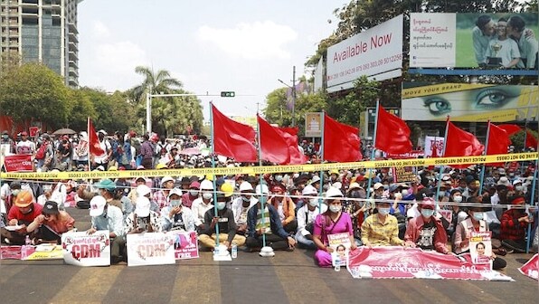 Myanmar forces use tear gas, rubber bullets on anti-coup protesters; at least five injured