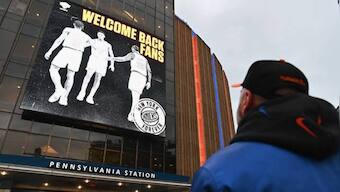 NBA: 'It's where I need to be' New York Knicks fans return to Madison Square Garden