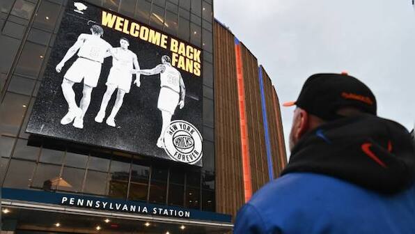 NBA: 'It's where I need to be' New York Knicks fans return to Madison Square Garden