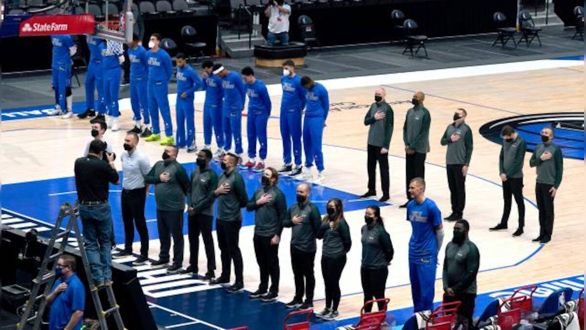 NBA orders teams to play US national anthem after Dallas Mavericks halt