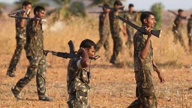 Chhattisgarh: Naxals set fire to two vehicles, machine at stone crushing plant in Bijapur Chhattisgarh: Naxals set fire to two vehicles, machine at stone crushing plant in Bijapur