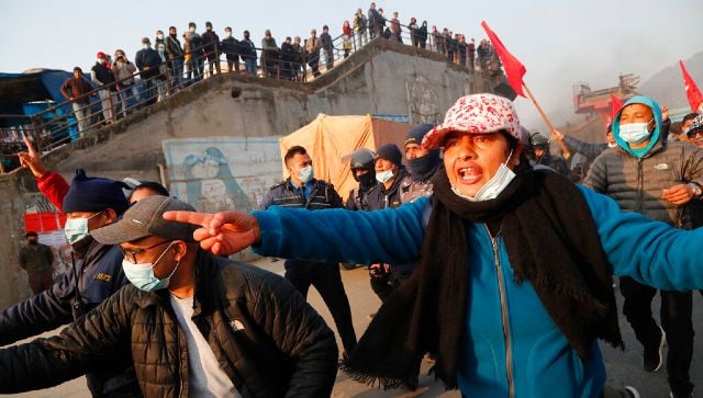 Nepal protests: Former minister among 188 arrested in strike against parliament's dissolution