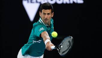 Australian Open 2021: Novak Djokovic issues statement of intent with straight sets win over Jeremy Chardy