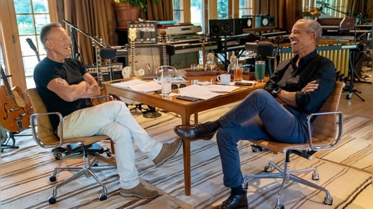 Barack Obama, Bruce Springsteen turn podcast hosts with Spotify's Renegades: Born in the USA