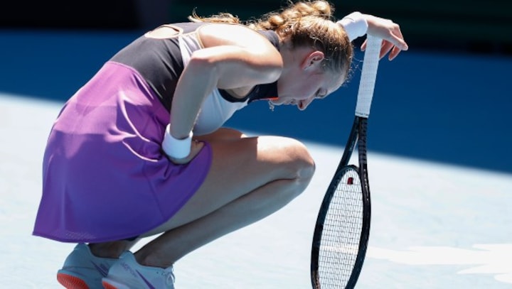 Australian Open 2021: 'Hurting' Petra Kvitova refuses to make excuses after second round exit