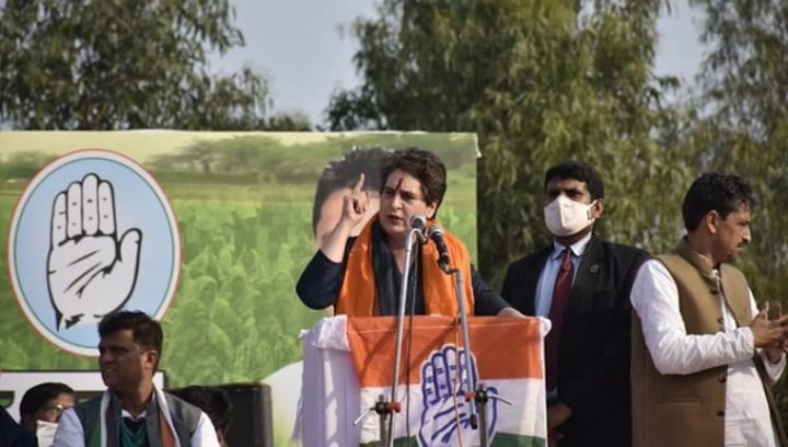Congress will scrap farm laws if voted to power, says Priyanka Gandhi Vadra at UP kisan mahapanchayat