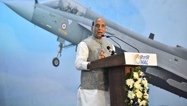 Rajnath Singh opens HAL's second Tejas production plant, says India can't be dependent on others for its defence Rajnath Singh opens HAL's second Tejas production plant, says India can't be dependent on others for its defence