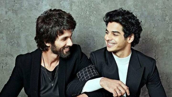 Ishaan Khatter shares a then-and-now picture to wish brother Shahid Kapoor on birthday
